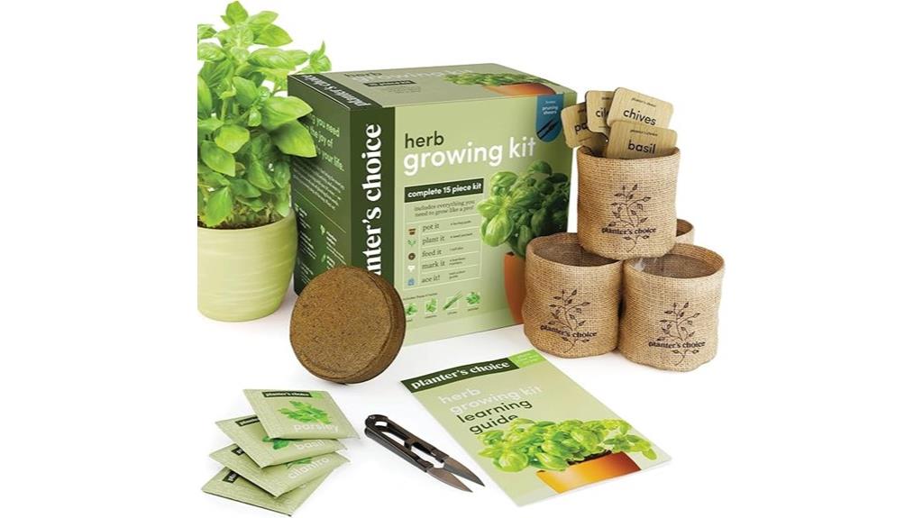 herb garden gift kit