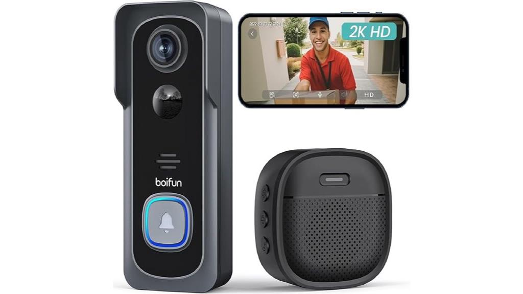 high definition wireless doorbell camera