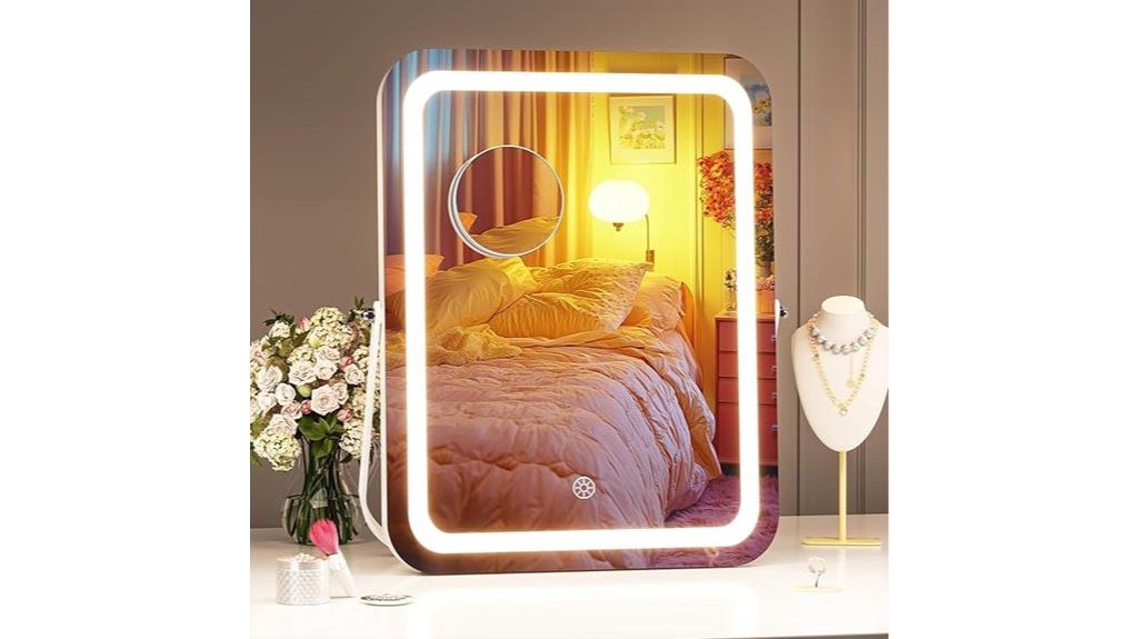illuminated cosmetic reflection tool