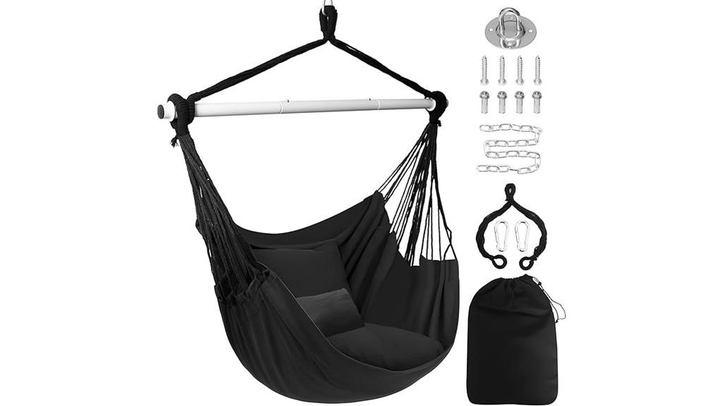indoor cushioned swing chair
