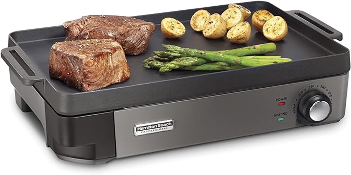 indoor electric grill griddle