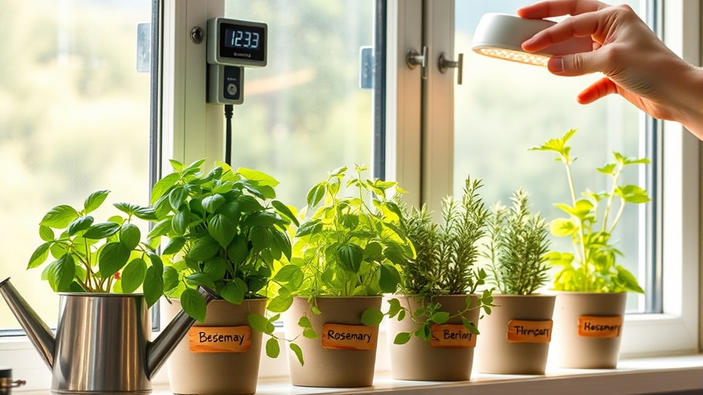 indoor herb garden problems
