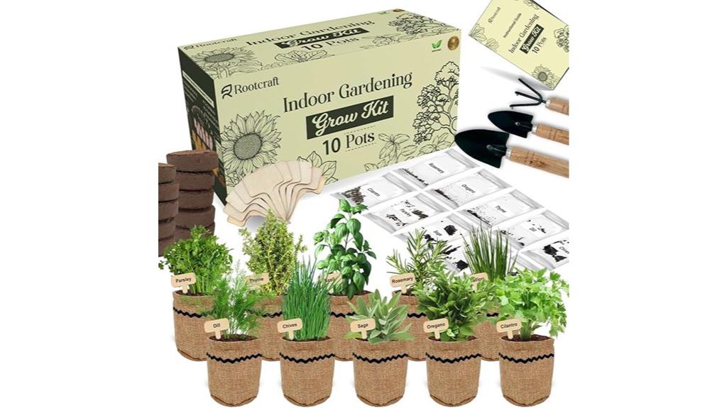 indoor herb gardening kit