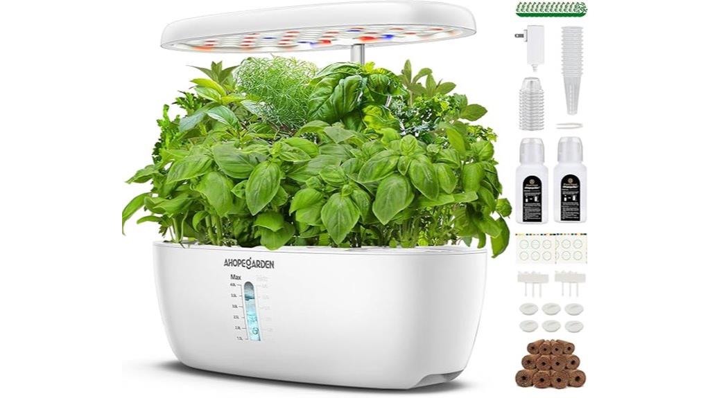 indoor hydroponic gardening system
