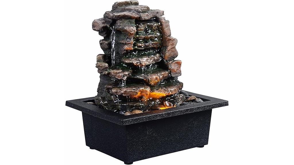 indoor meditation water feature