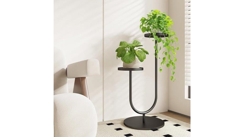 indoor plant display stand