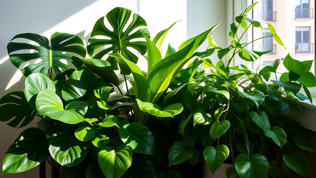 indoor plants beautify spaces