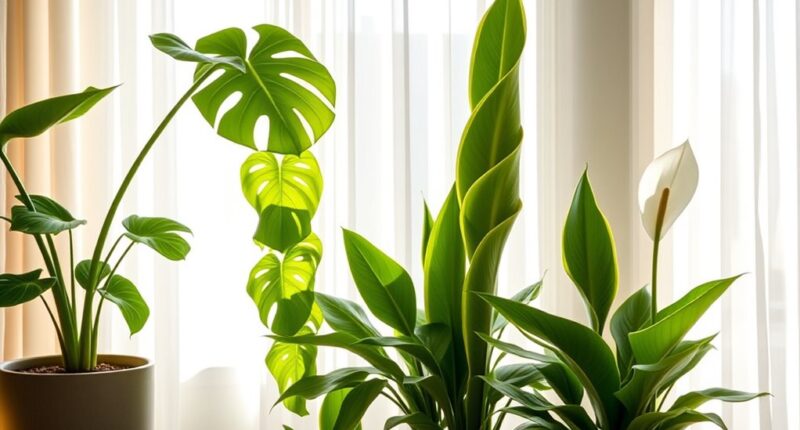 indoor plants enhance air