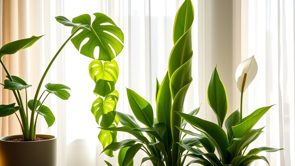 indoor plants enhance air