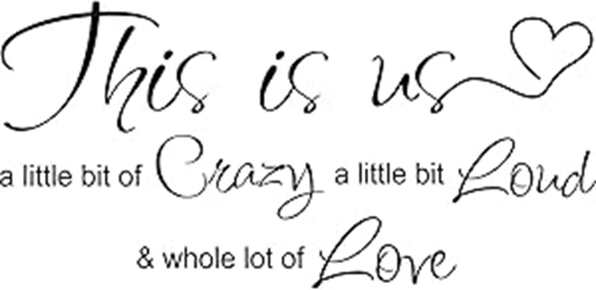 inspirational family quote sticker