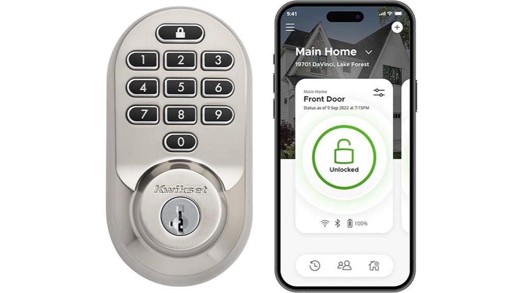 keyless wi fi door lock