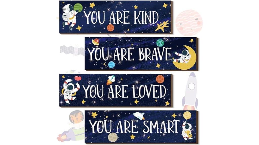 kids space wall art