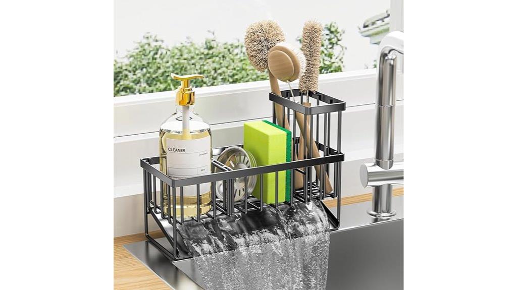 kitchen sink sponge holder