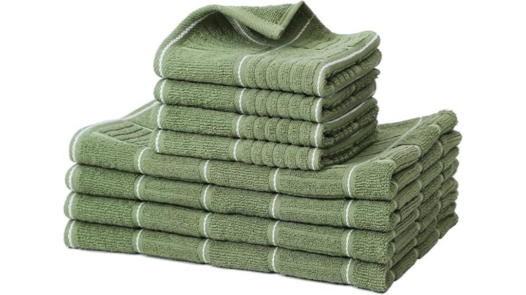kitchen towels and dishcloths