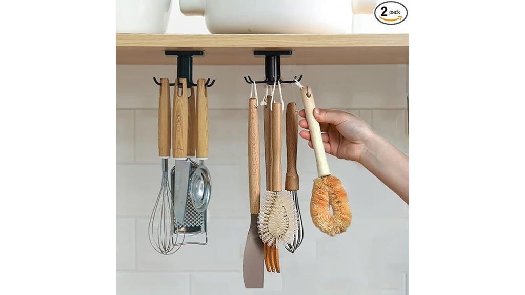 kitchen utensil hanging hooks
