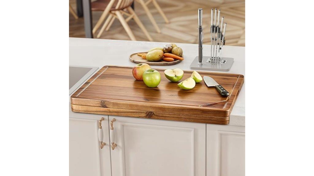 large acacia wood board