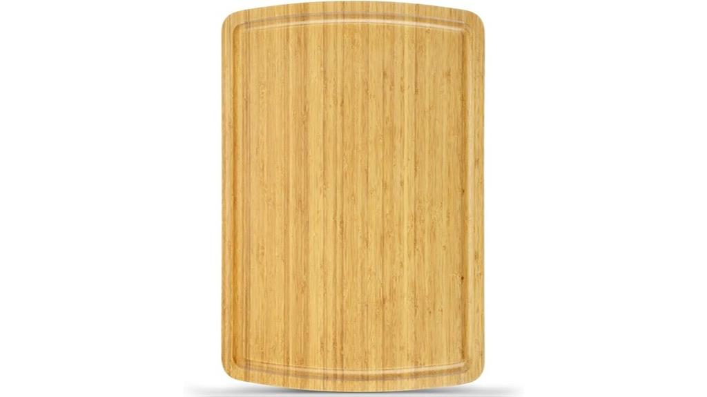 large bamboo cutting board