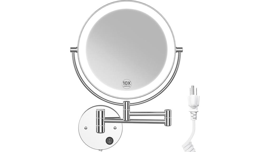 large lighted vanity mirror