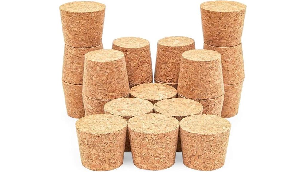 large tapered corks pack