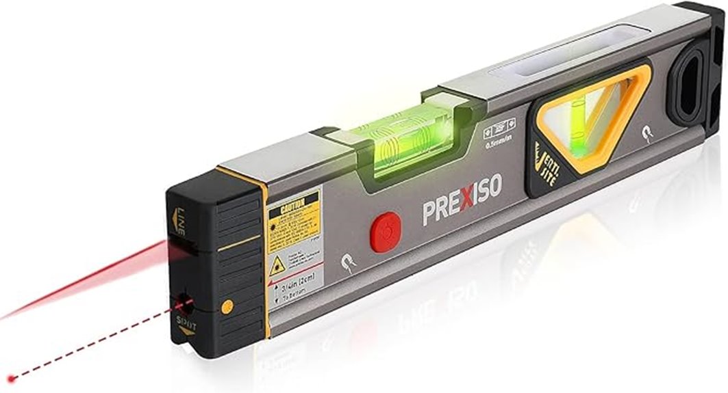 laser level with light