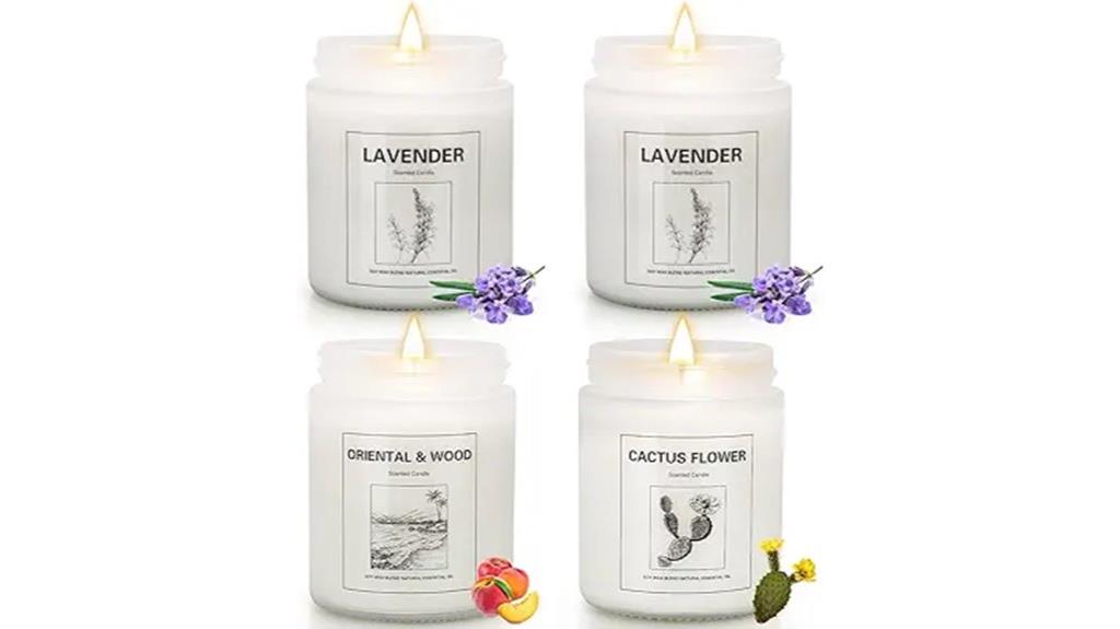 lavender scented candles pack