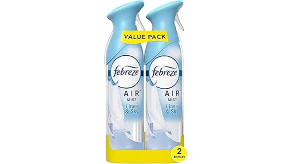 linen and sky freshener