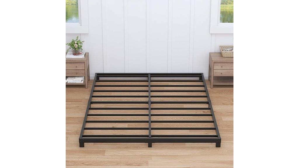 low profile queen frame