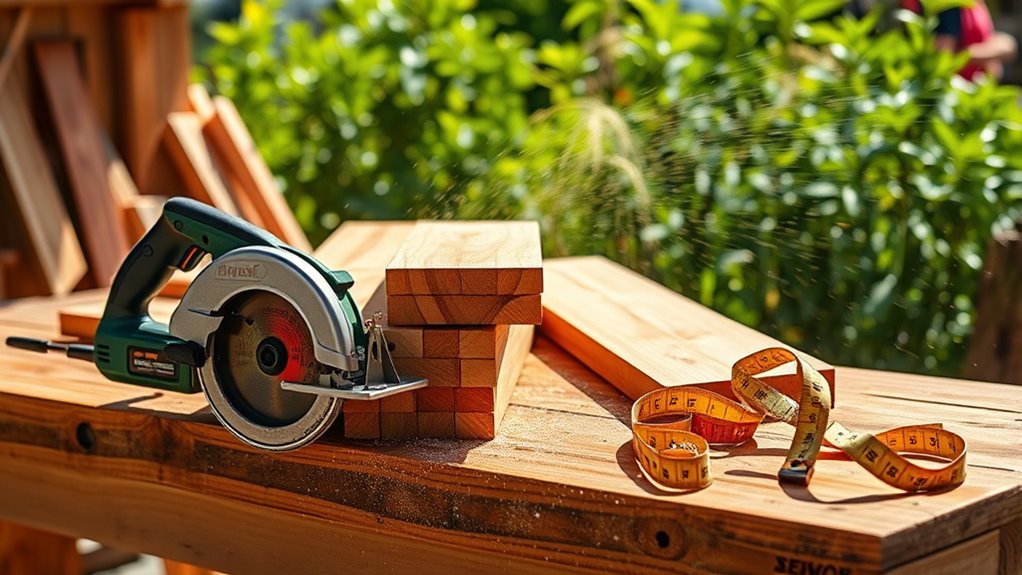 lumber preparation for construction