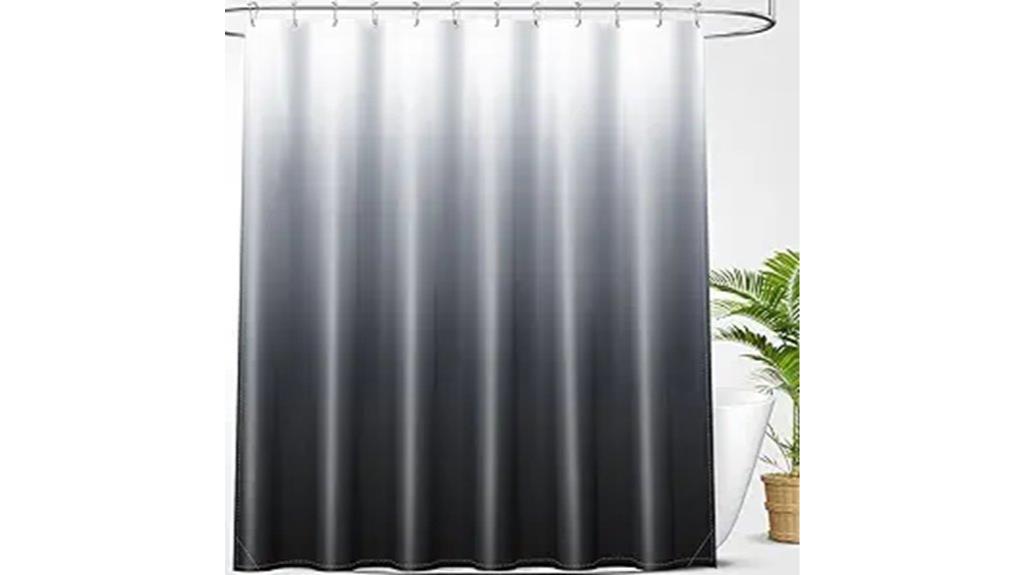 luxury ombre shower curtain