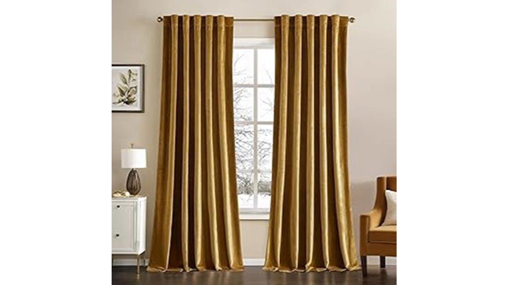 luxury room darkening curtains