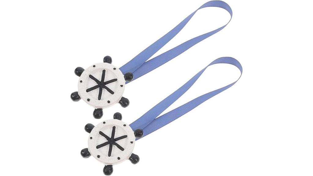 magnetic curtain tie backs