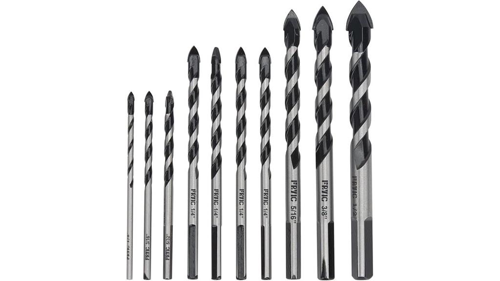 masonry drill bit set