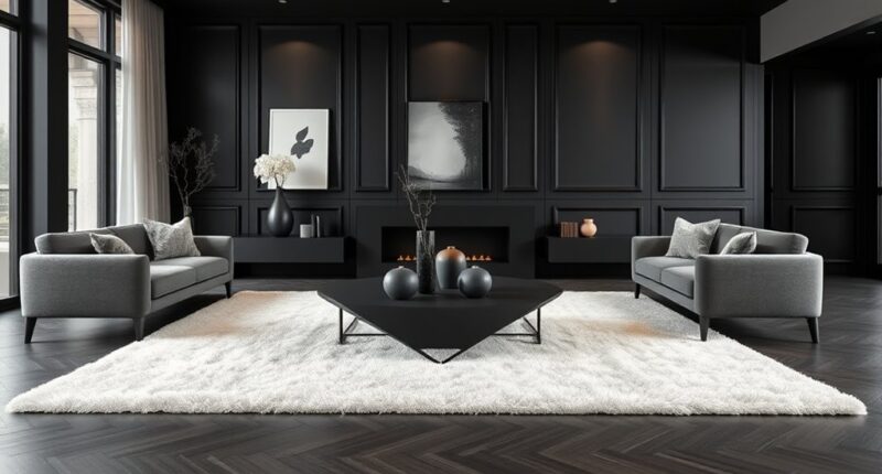 matte black home decor trends