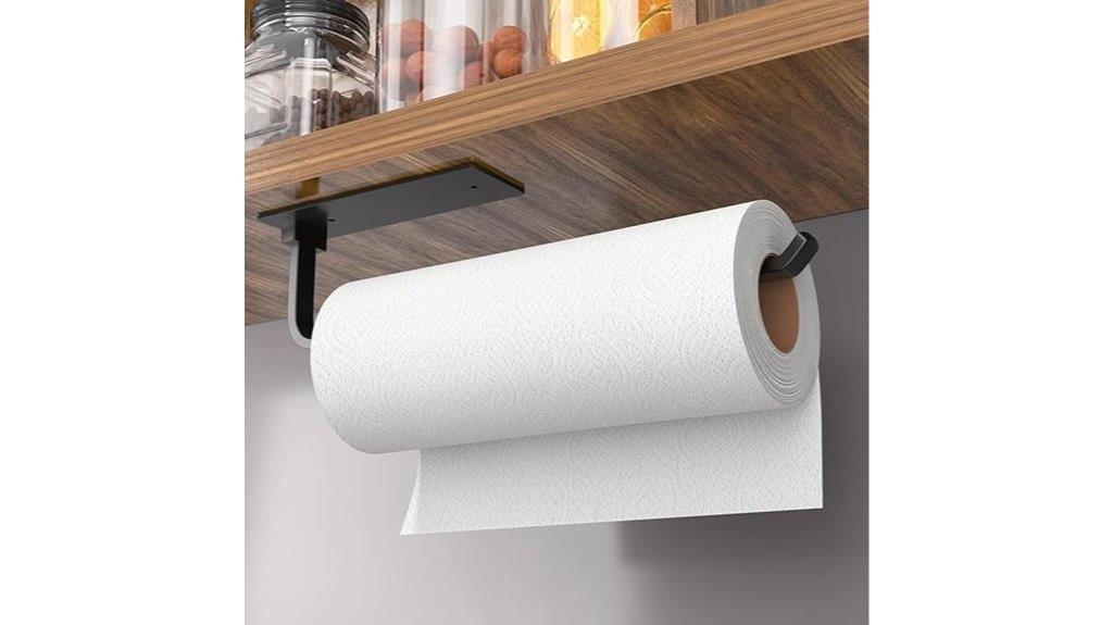 matte black paper towel dispenser