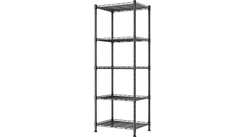 metal shelving storage rack