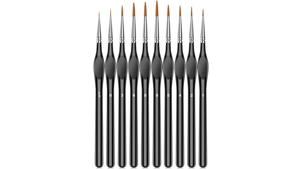 micro paintbrushes for crafts