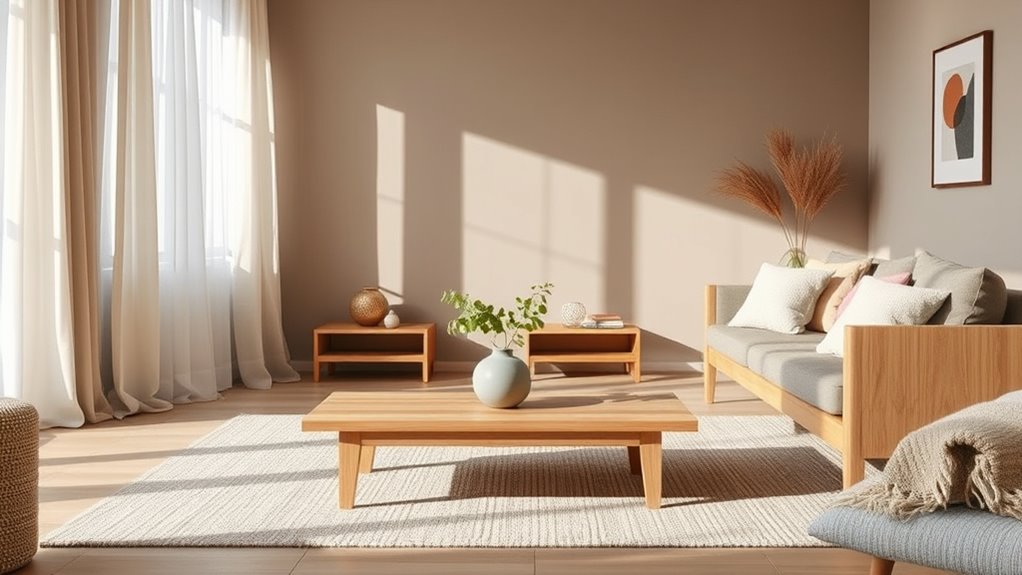 minimalist elegance and warmth