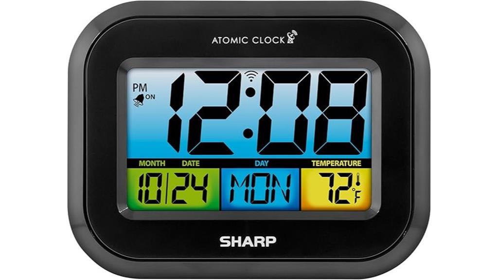 modern digital alarm clock