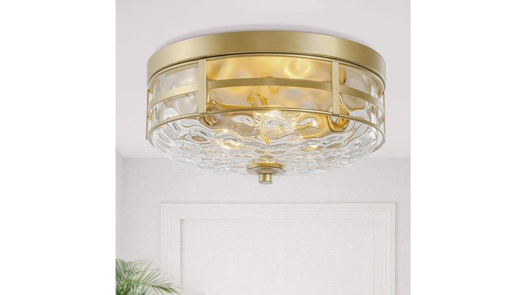 modern gold ceiling light
