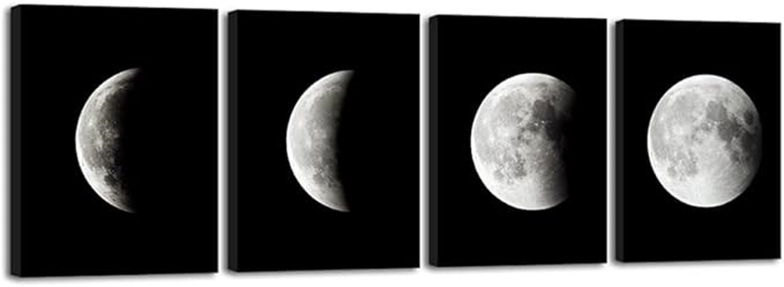 moon eclipse canvas art