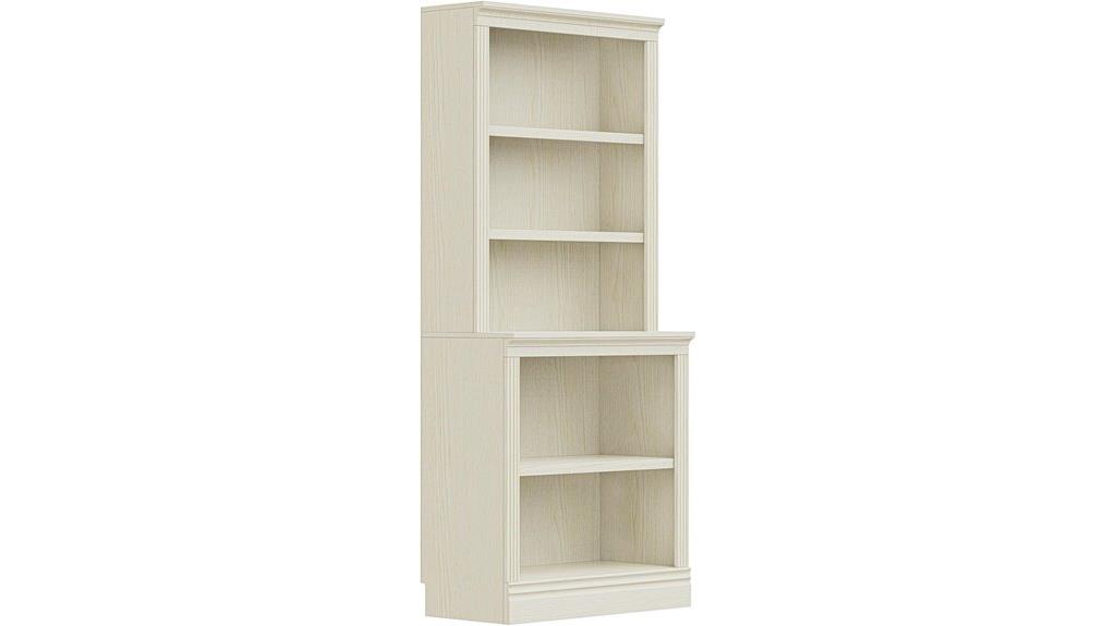 multi tiered book display shelves