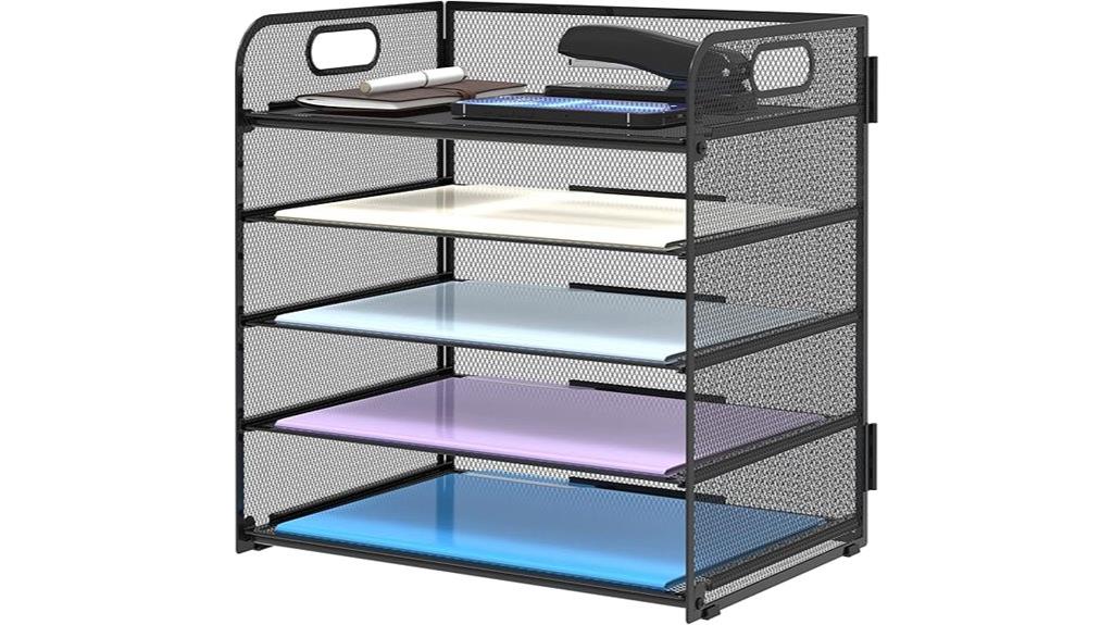 multi tiered paper organizer