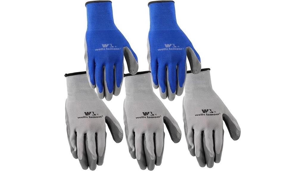 nitrile work gloves large