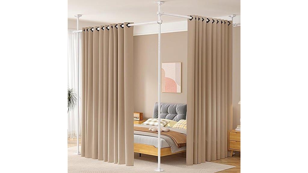 no drill room divider solution