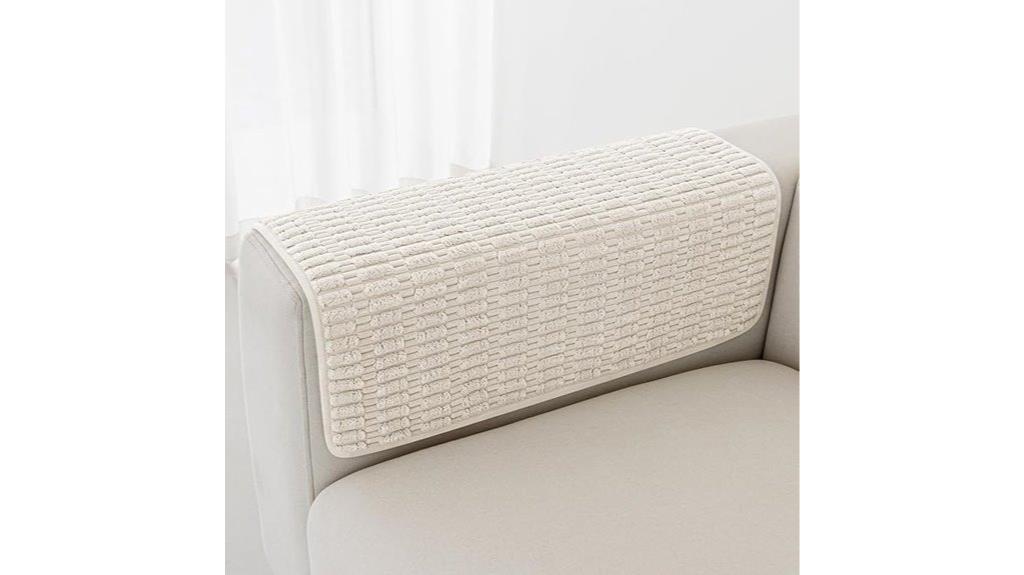 non slip cream couch covers