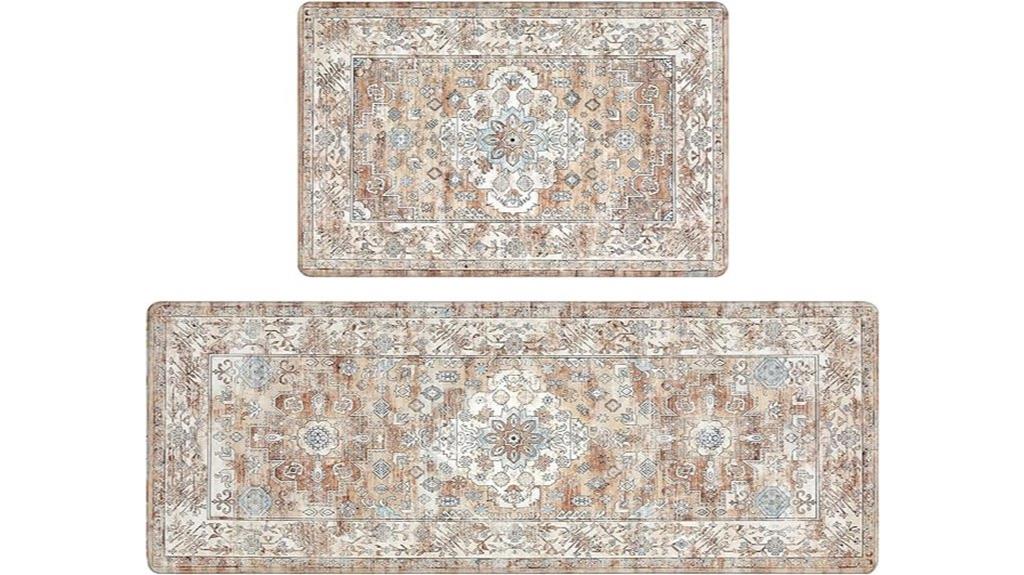 non slip kitchen mat set