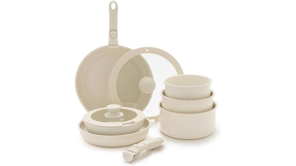 nonstick ceramic cookware set