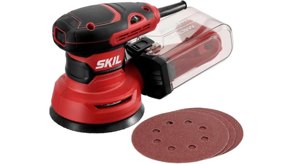 orbital sander with dust box