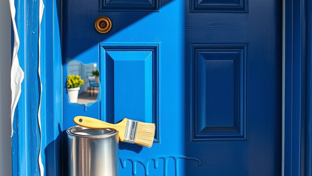 painting front door errors