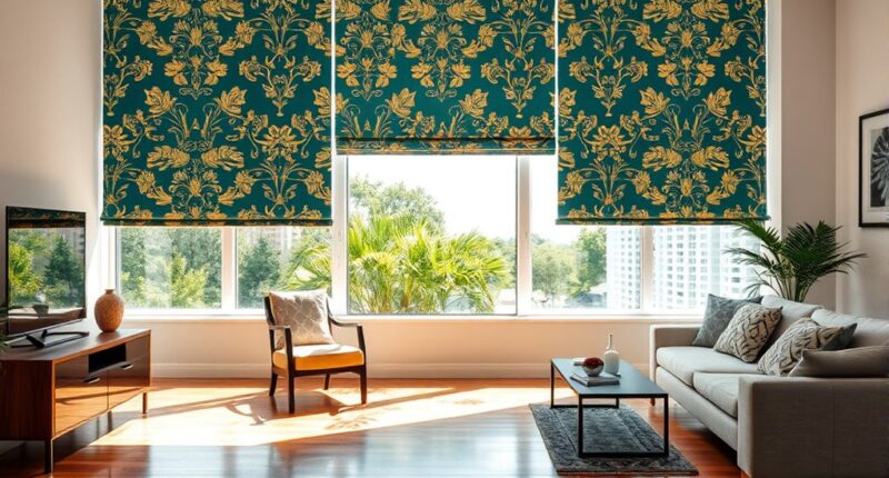patterned blinds for d cor